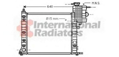 VAN WEZEL 30002265 -  Радиатор, охлаждение двигателя